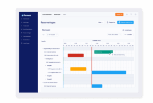 Screenprint van reserveringen in Famas FMIS